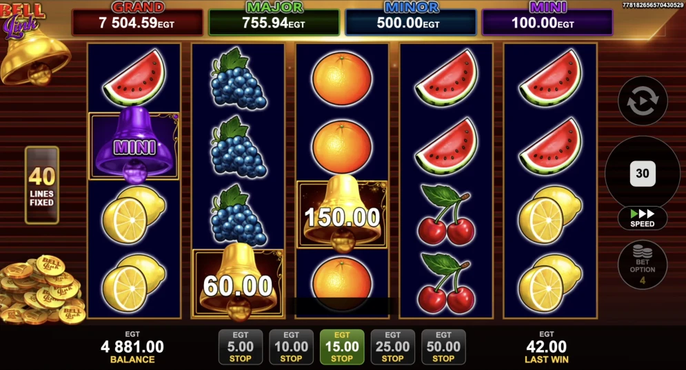 40 Super Hot Bell Link Slot